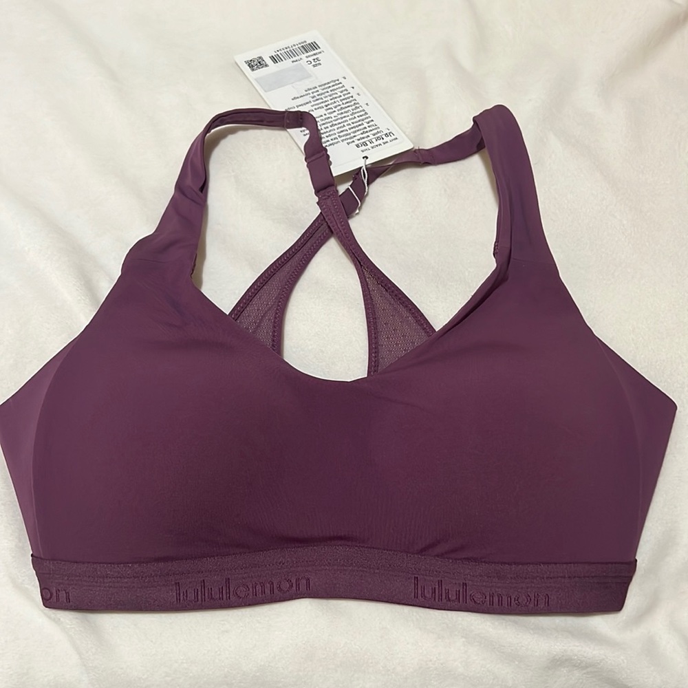 Lululemon Up for It Bra! Vintage plum
